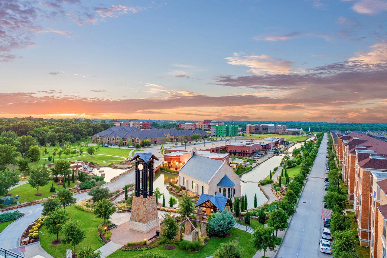 Residential turf project in Flower Mound